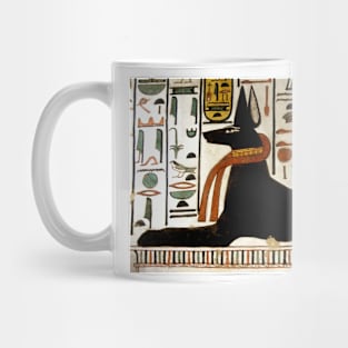 Ancient Egyptian god Anubis (E905/0395) Mug